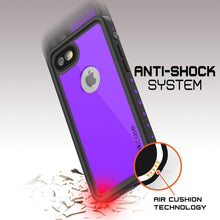 Charger l&#39;image dans la galerie, iPhone 8 Waterproof Case, Punkcase [Purple] [StudStar Series] [Slim Fit][IP68 Certified]  [Dirtproof] [Snowproof] (Color in image: white)
