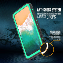 Load image into Gallery viewer, iPhone X Waterproof IP68 Case, Punkcase [Teal] [StudStar Series] [Slim Fit] [Dirtproof] (Color in image: pink)
