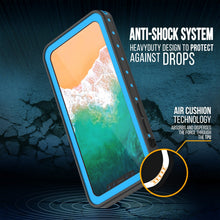 Load image into Gallery viewer, iPhone X Waterproof IP68 Case, Punkcase [Light blue] [StudStar Series] [Slim Fit] [Dirtproof] (Color in image: white)
