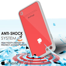 Charger l&#39;image dans la galerie, iPhone 8 Case [MASK Series] [WHITE] Full Body Hybrid Dual Layer TPU Cover W/ protective Tempered Glass Screen Protector 
