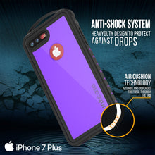 Load image into Gallery viewer, iPhone 7+ Plus Waterproof Case, Punkcase ALPINE Series, Purple | Heavy Duty Armor Cover (Color in image: light blue)
