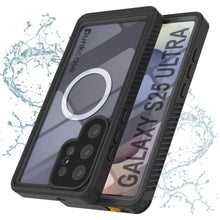 Load image into Gallery viewer, Coque étanche pour Galaxy S25 Ultra, Punkcase [Extreme Mag Series] Armor Cover avec protecteur d'écran intégré [Gris]
