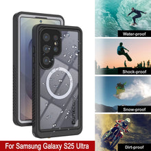 Charger l'image dans la galerie, Coque étanche pour Galaxy S25 Ultra, Punkcase [Extreme Mag Series] Armor Cover avec protecteur d'écran intégré [Blanc]
