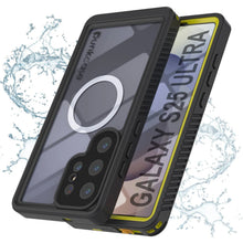 Load image into Gallery viewer, Coque étanche pour Galaxy S25 Ultra, Punkcase [Extreme Mag Series] Armor Cover avec protecteur d'écran intégré [Jaune]
