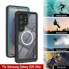 Load image into Gallery viewer, Coque étanche pour Galaxy S25 Ultra, Punkcase [Extreme Mag Series] Armor Cover avec protecteur d'écran intégré [Teal]
