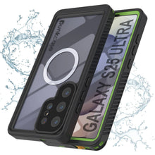 Load image into Gallery viewer, Coque étanche pour Galaxy S25 Ultra, Punkcase [Extreme Mag Series] Armor Cover avec protecteur d'écran intégré [Vert]
