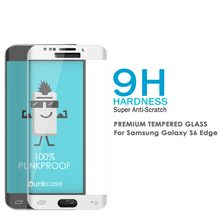 Charger l'image dans la galerie, Galaxy S7 Edge White Punkcase Glass SHIELD Tempered Glass Screen Protector 0.33mm Thick 9H Glass (Color in image: Gold)
