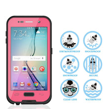 Load image into Gallery viewer, Galaxy S6 Waterproof Case, Punkcase SpikeStar Pink Water/Shock/Dirt/Snow Proof | Lifetime Warranty (Color in image: black)
