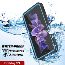 Load image into Gallery viewer, Coque étanche/antichoc pour Galaxy S25 [Série Extreme] avec protection d&#39;écran [Bleu clair]
