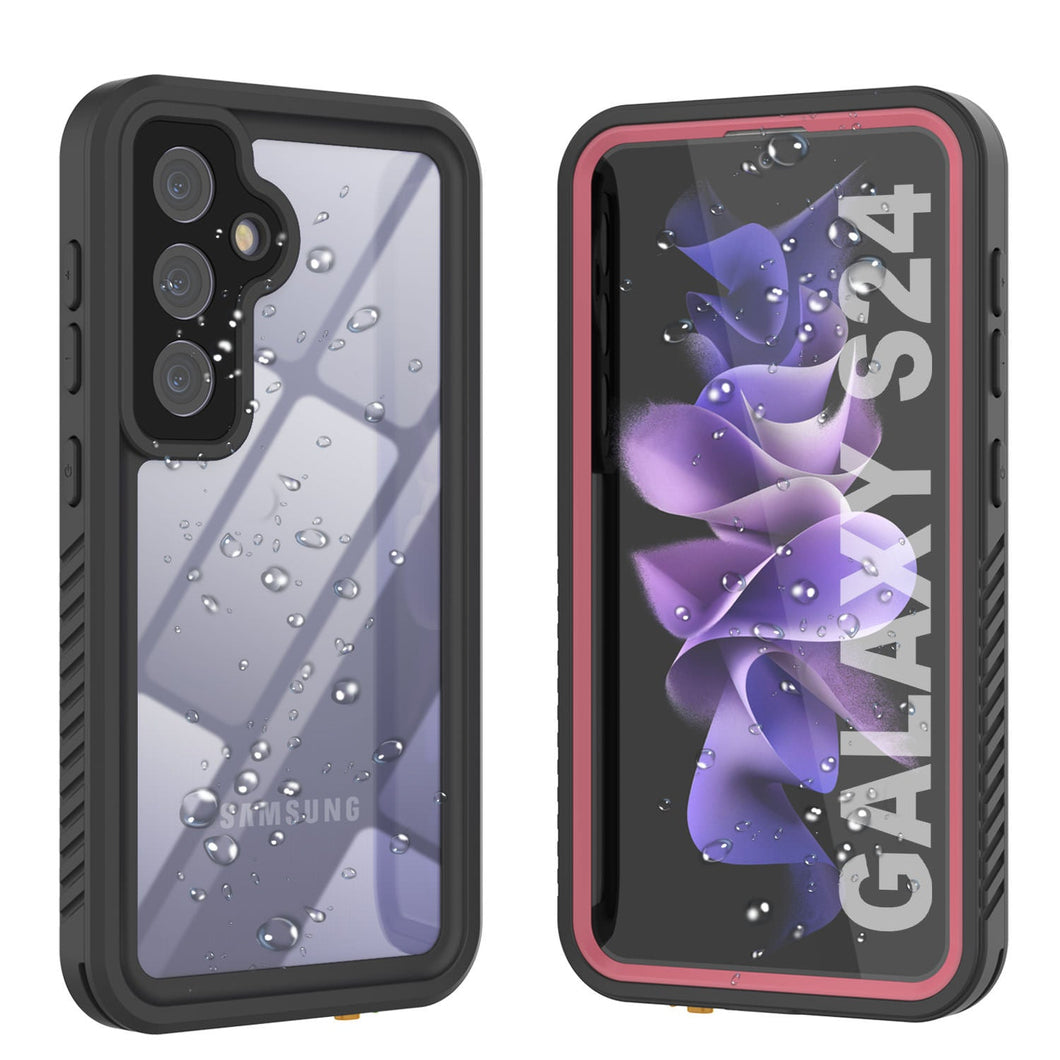 Coque étanche/antichoc pour Galaxy S25 [Série Extreme] avec protection d'écran [Rose]