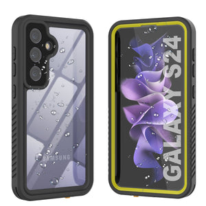 Coque étanche/résistante aux chocs pour Galaxy S25 [Série Extreme] avec protection d'écran [Jaune]