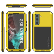 Charger l&#39;image dans la galerie, Galaxy S22 Metal Case, Heavy Duty Military Grade Rugged Armor Cover [Neon] 
