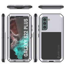 Charger l&#39;image dans la galerie, Galaxy S22+ Plus Metal Case, Heavy Duty Military Grade Rugged Armor Cover [White] 
