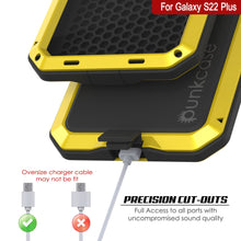 Charger l&#39;image dans la galerie, Galaxy S22+ Plus Metal Case, Heavy Duty Military Grade Rugged Armor Cover [Neon] (Color in image: Red)
