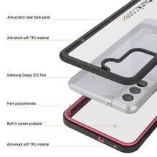 Charger l&#39;image dans la galerie, Galaxy S22+ Plus Water/ Shock/ Snowproof [Extreme Series] Slim Screen Protector Case [Pink] (Color in image: Light Green)
