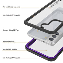 Charger l&#39;image dans la galerie, Galaxy S22+ Plus Water/ Shockproof [Extreme Series] Slim Screen Protector Case [Purple] (Color in image: Light Green)
