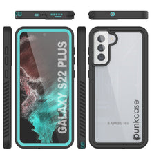 Charger l&#39;image dans la galerie, Galaxy S22+ Plus Water/ Shock/ Snowproof [Extreme Series]  Screen Protector Case [Teal] (Color in image: Pink)
