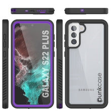 Charger l&#39;image dans la galerie, Galaxy S22+ Plus Water/ Shockproof [Extreme Series] Slim Screen Protector Case [Purple] (Color in image: Red)
