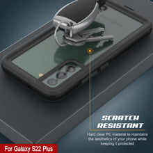 Charger l&#39;image dans la galerie, Coque étanche Galaxy S22+ Plus PunkCase Ultimato, fine et transparente, résistance à l&#39;eau jusqu&#39;à 6,6 pieds sous l&#39;eau, certifiée IP68, résistance aux chocs/neige [Transparent]
