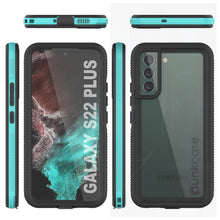 Charger l&#39;image dans la galerie, Galaxy S22+ Plus Waterproof Case PunkCase Ultimato Teal Thin 6.6ft Underwater IP68 Shock/Snow Proof [Teal] (Color in image: purple)
