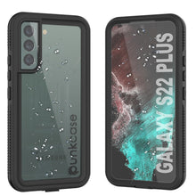 Charger l&#39;image dans la galerie, Galaxy S22+ Plus Waterproof Case PunkCase Ultimato Black Thin 6.6ft Underwater IP68 Shock/Snow Proof [Black] (Color in image: black)

