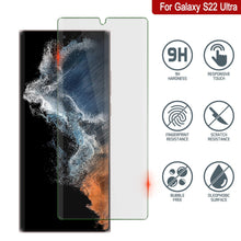 Load image into Gallery viewer, Protège-écran en verre trempé Punkcase Glass SHIELD pour Galaxy S22 Ultra, noir, d&#39;une épaisseur de 0,33 mm et avec une dureté de 9H.
