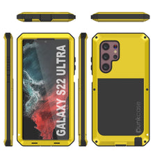 Charger l&#39;image dans la galerie, Galaxy S22 Ultra Metal Case, Heavy Duty Military Grade Rugged Armor Cover [Neon] 
