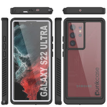 Load image into Gallery viewer, Galaxy S22 Ultra Water/ Shock/ Snow/ dirt proof [Extreme Series] Punkcase Slim Case [White] (Color in image: Red)
