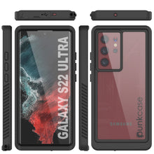 Charger l&#39;image dans la galerie, Galaxy S22 Ultra Water/ Shockproof [Extreme Series] With Screen Protector Case [Black] (Color in image: Red)
