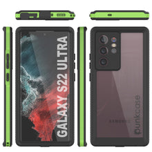 Charger l&#39;image dans la galerie, Galaxy S22 Ultra Waterproof Case PunkCase Ultimato Light Green Thin 6.6ft Underwater IP68 ShockProof [Green] (Color in image: purple)
