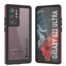 Charger l&#39;image dans la galerie, Galaxy S22 Ultra Waterproof Case PunkCase Ultimato Pink Thin 6.6ft Underwater IP68 Shock/Snow Proof [Pink] (Color in image: pink)
