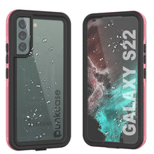 Charger l&#39;image dans la galerie, Galaxy S22 Waterproof Case PunkCase Ultimato Pink Thin 6.6ft Underwater IP68 Shock/Snow Proof [Pink] (Color in image: pink)

