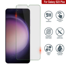 Load image into Gallery viewer, Galaxy S23+ Plus, protecteur d&#39;écran en verre trempé White Punkcase Glass SHIELD d&#39;une épaisseur de 0,33 mm en verre 9H.
