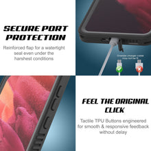 Charger l&#39;image dans la galerie, Coque protectrice fine [série extrême] pour Galaxy S23+ Plus étanche/ résistante aux chocs/ à la neige [rouge] avec film de protection d&#39;écran.
