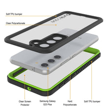Charger l&#39;image dans la galerie, Étui protecteur d&#39;écran Galaxy S23+ Plus étanche/antichoc [Série Extrême] [Vert clair]
