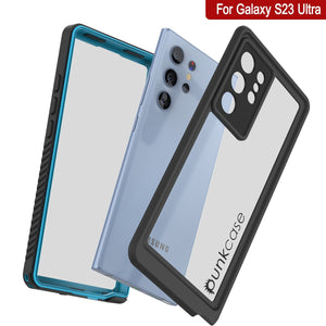 Coque Slim [Bleu Clair] pour Galaxy S23 Ultra - Étanche/ Résistante aux Chocs/ à la Neige/ à la Saleté [Série Extrême]