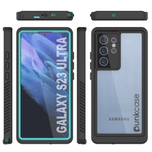 Load image into Gallery viewer, Coque protectrice pour écran Galaxy S23 Ultra étanche/ résistante aux chocs/ à la neige [Série Extrême] (bleu sarcelle)
