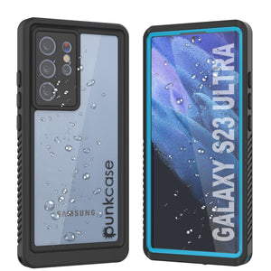 Coque Slim [Bleu Clair] pour Galaxy S23 Ultra - Étanche/ Résistante aux Chocs/ à la Neige/ à la Saleté [Série Extrême]