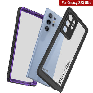 Galaxy S23 Ultra Coque protectrice antichoc/étanche [Série extrême] Slim protecteur d'écran [violet]