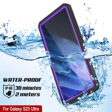 Load image into Gallery viewer, Galaxy S23 Ultra Coque protectrice antichoc/étanche [Série extrême] Slim protecteur d&#39;écran [violet]
