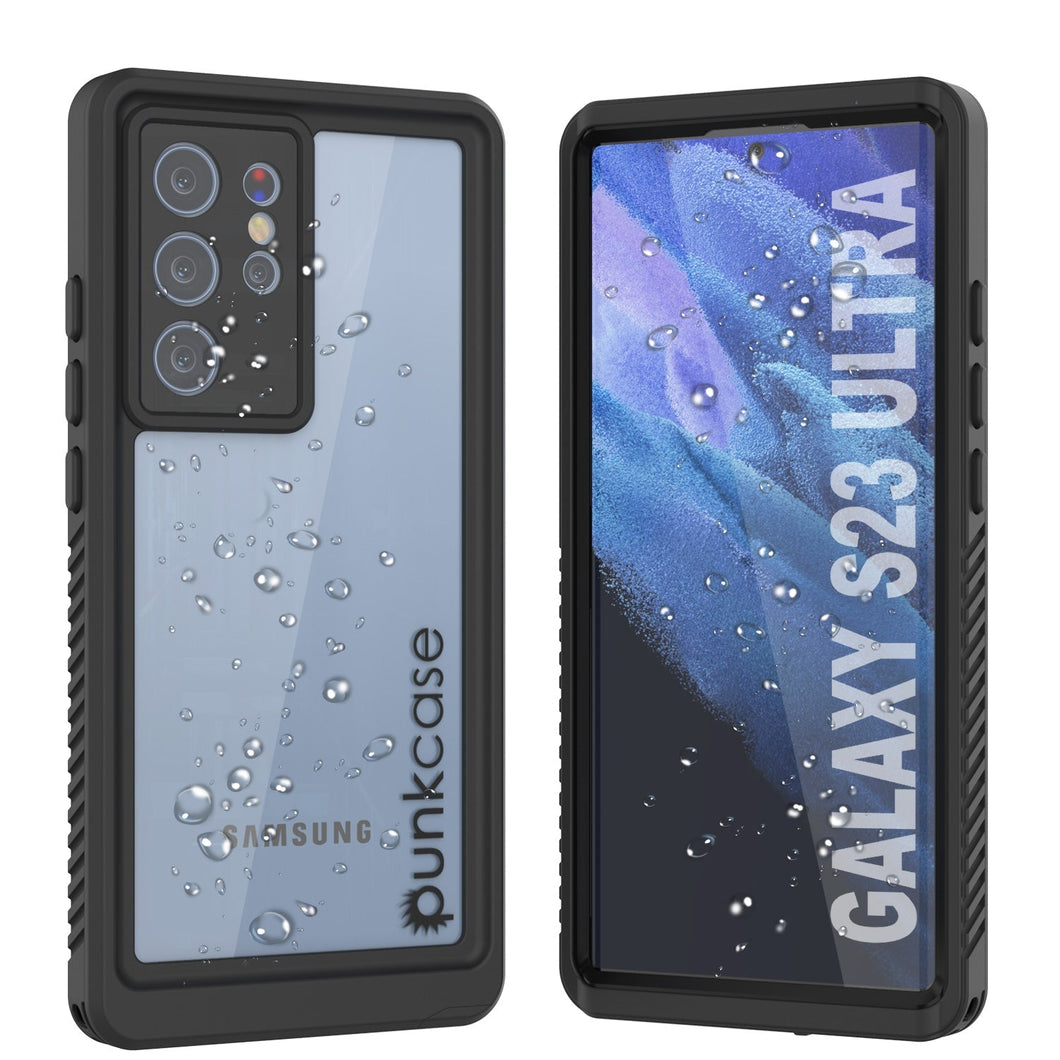 Galaxy S23 Ultra Étui Étanche / Antichoc [Série Extrême] Avec Protecteur d'Écran [Noir]