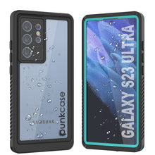 Load image into Gallery viewer, Coque protectrice pour écran Galaxy S23 Ultra étanche/ résistante aux chocs/ à la neige [Série Extrême] (bleu sarcelle)
