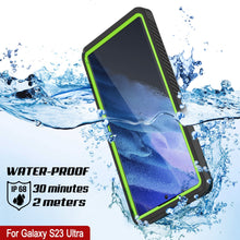 Load image into Gallery viewer, Galaxy S23 Ultra Coque de protection d&#39;écran étanche/antichoc [Série Extrême] Coque [Vert clair]
