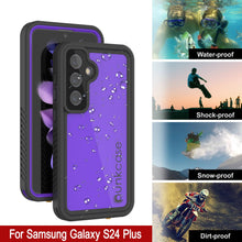 Charger l&#39;image dans la galerie, Coque étanche pour Galaxy S24+ Plus PunkCase StudStar Violet Mince 2 m Sous-marine IP68 Résistant aux chocs/à la neige
