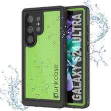 Load image into Gallery viewer, Coque étanche ultra-étanche pour Galaxy S24 PunkCase StudStar Vert clair Mince 2 m Sous-marine IP68 Antichoc
