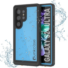 Load image into Gallery viewer, Coque étanche ultra-étanche pour Galaxy S24 PunkCase StudStar Bleu clair Mince 2 m Sous-marine IP68 Antichoc
