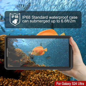 Coque ultra étanche pour Galaxy S25 PunkCase StudStar transparente fine 2 m sous l'eau IP68 résistante aux chocs et à la neige