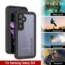 Charger l'image dans la galerie, Coque étanche pour Galaxy S24 PunkCase StudStar transparente et fine, 2 m, résistante aux chocs et à la neige, IP68
