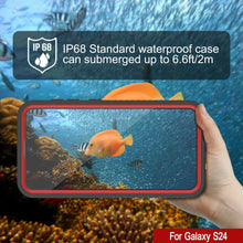 Load image into Gallery viewer, Galaxy S25 Basage étanche Punkcase Studstar rouge mince de 6,2 pieds sous-marine IP68 Choc / neige
