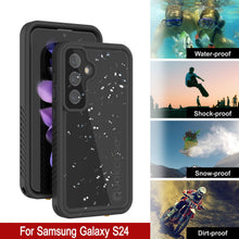 Load image into Gallery viewer, Coque étanche pour Galaxy S25 PunkCase StudStar Noir Mince 6,2 pieds Sous-marine IP68 Résistant aux chocs/à la neige
